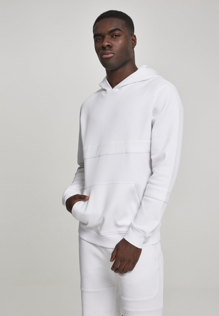 Urban Classics Hoodie/trui -S- Heavy Pique Wit