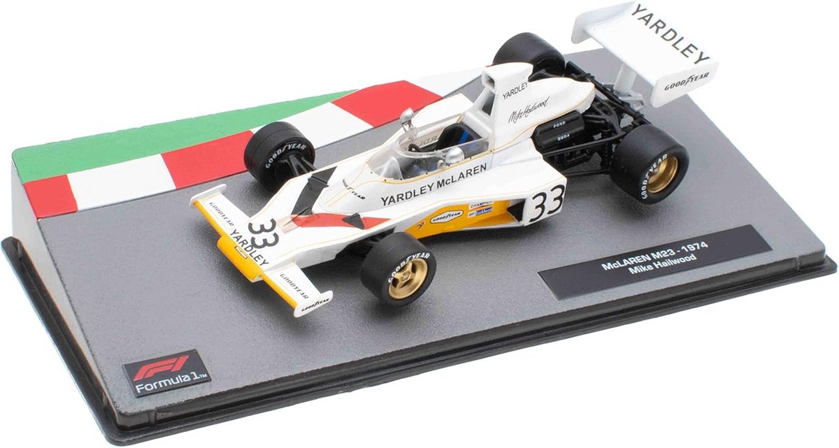 Miniatuur Formule 1 Auto Schaalfactor 1:43 - Raceauto Model uit 1974