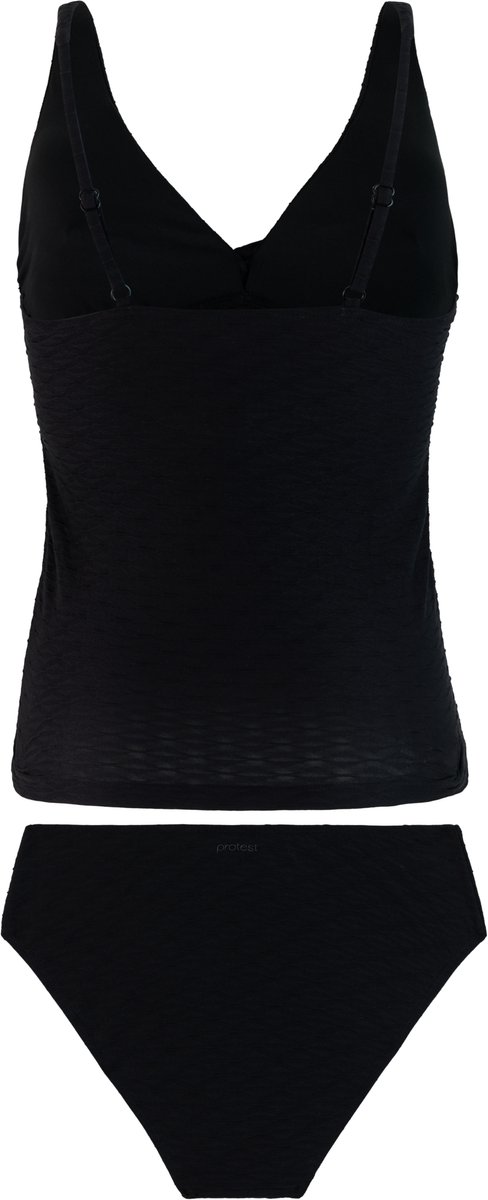 Protest PRTGails Tankini set Dames Normale pasvorm Uitneembare vulling Hoge taille Volledige dekking Zwart