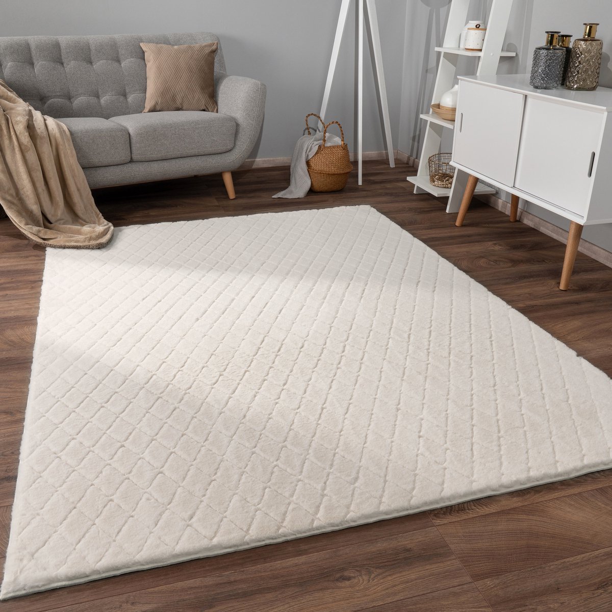 Paco Home Tapijt Bubbel Woonkamer Slaapkamer Hoogpolig bont Geometrisch ontwerp 3D 160x220 cm