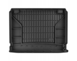 FROGUM Kofferbakmat - Rubber - Geschikt voor RENAULT CLIO IV (2013-2016) - Grandtour / Kombi - Lage laadvloer - Organizer functie - Zwart