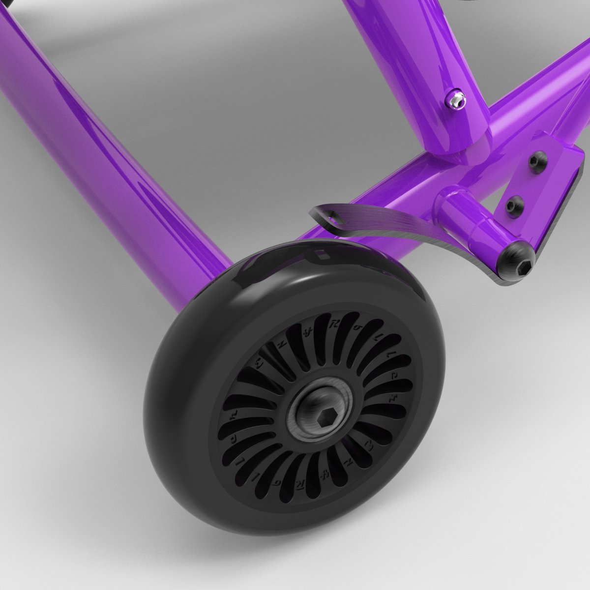 EzyRoller Classic skelter - Waveroller voor kinderen 4 tot 14 jaar of 99 tot 137 cm - Verstelbare driewieler - Paars — afbeelding 3