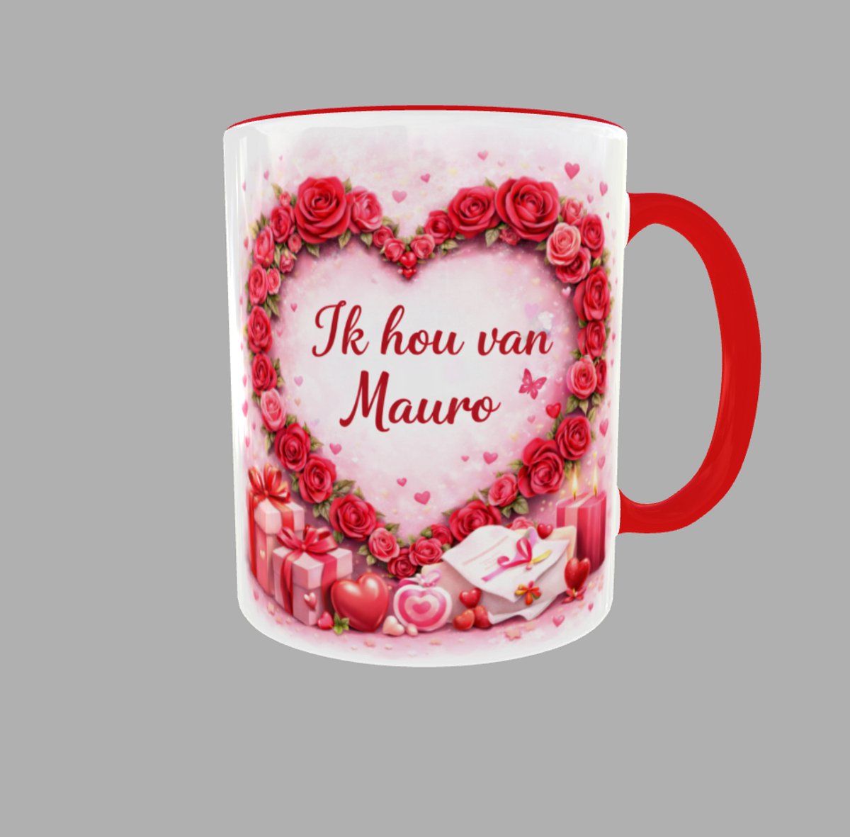 GEPERSONALISEERDE MOK VALENTIJN met NAAM