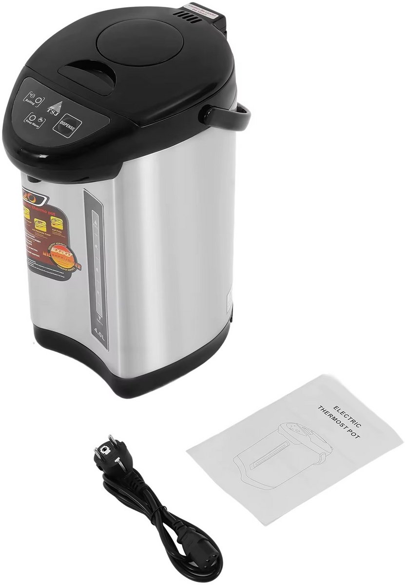 Naiz - Heetwaterdispenser - 4 liter - Snelle verwarming - RVS - 220 volt