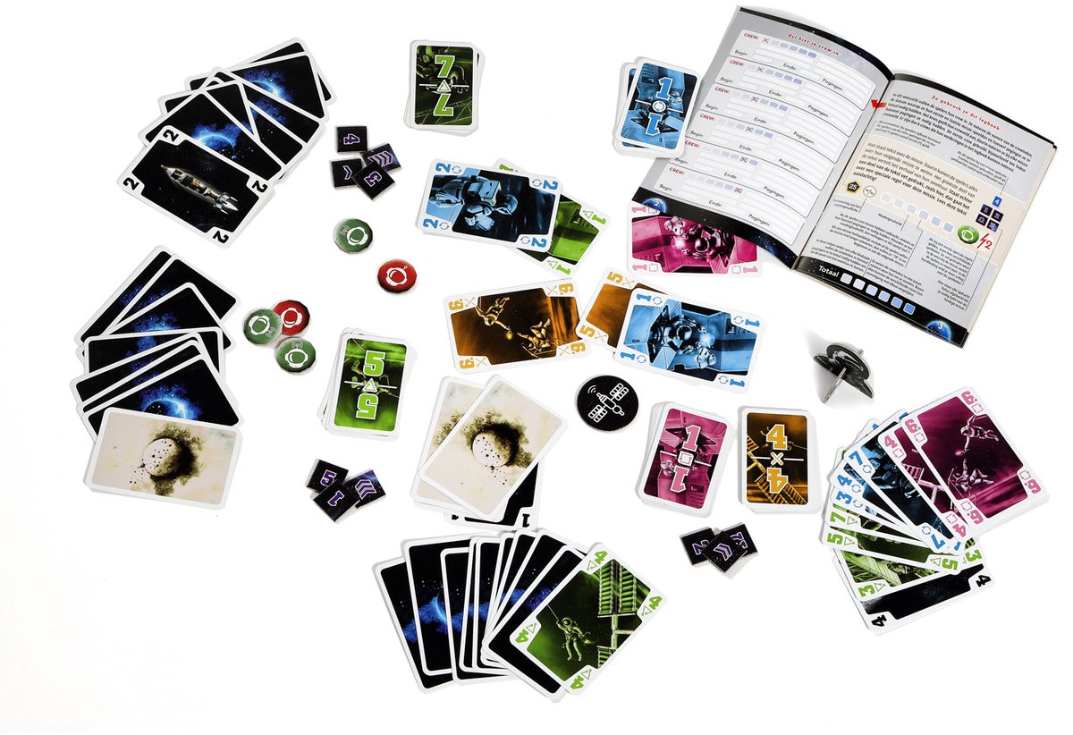 999 Games - De Crew - Kaartspel - Werk samen en win - 50 verschillende missies - Met variant voor 2-spelers - Gezelschapsspel - Klein cadeautje — afbeelding 14