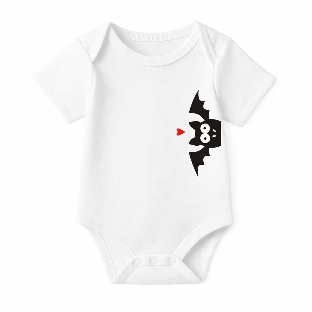 Romper Bat love - wit - korte mouw