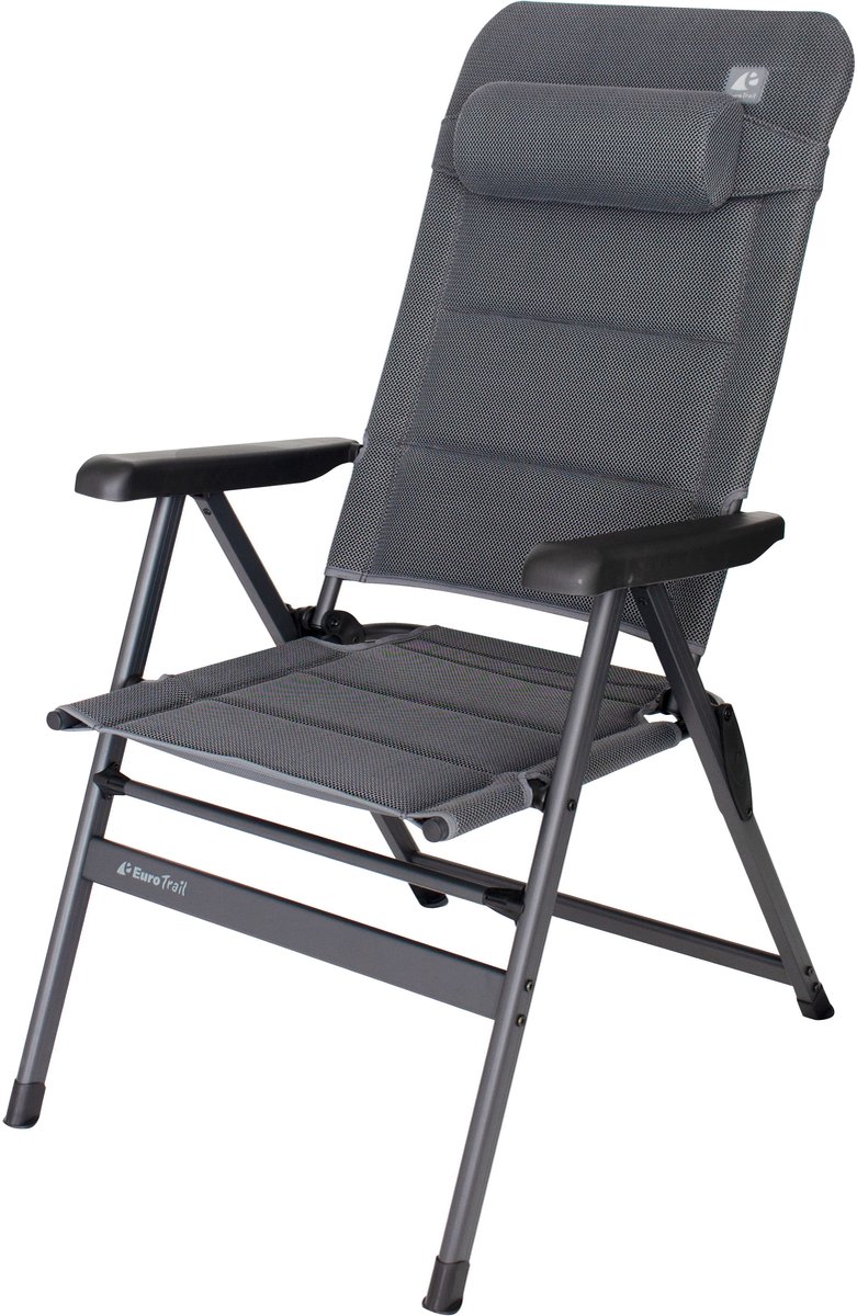 Eurotrail Talin Comfort - Campingstoel - Grijs - Mesh