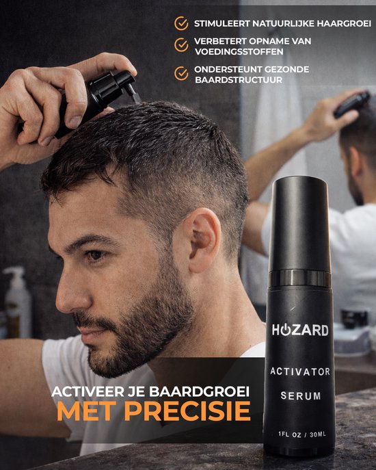 Baardgroei Kit met Dermaroller - Derma roller - Cadeau voor mannen - Baardgroei stimuleren - Baard serum - Verzorg set - Beard Growth Kit