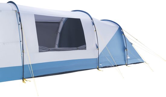 NOMAD® Dogon 280 LW Familietent - Lichtgewicht tunneltent - 4 personen - Ruime leefruimte - Verduistend binnendoentent - Goede Ventilatie - Grijs van Merkloos — afbeelding 4