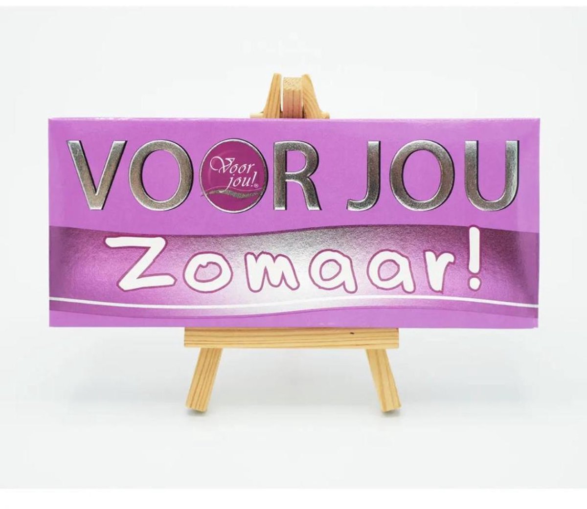 Wensreep Chocolade – Fairtrade Belgische Melkchocolade 70g – Cadeau met Tekst Zomaar
