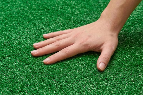 Tapiso Natural Grastapijt Kunstgras Groen voor Tuin Balkon Terras Veranda Hoogte 6 mm Maat-400x400