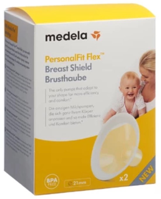 Medela Personal Fit Flex Borstschild met zachte rand - 2 stuks - Maat S - 21 mm