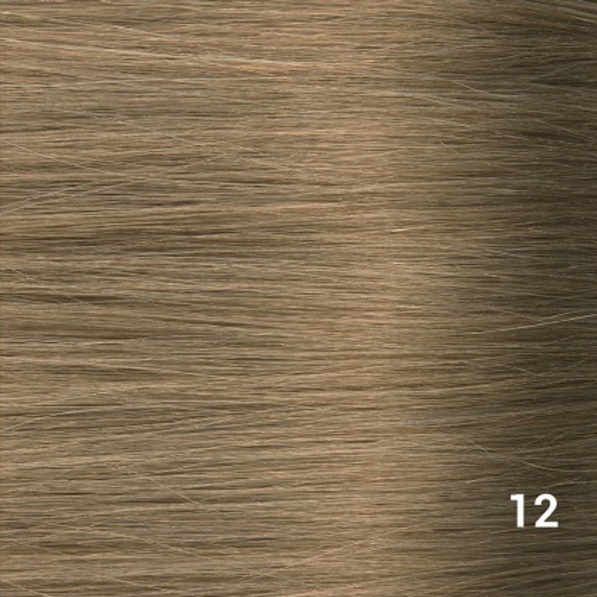 LUXHAIR LABEL BY LOTT. Premium Weft Hair Extensions – 16” / 40 cm – 110g – Ash Blond (#12) | 100 % Real Remy Human Hair Extensions Voor Volume & Lengte