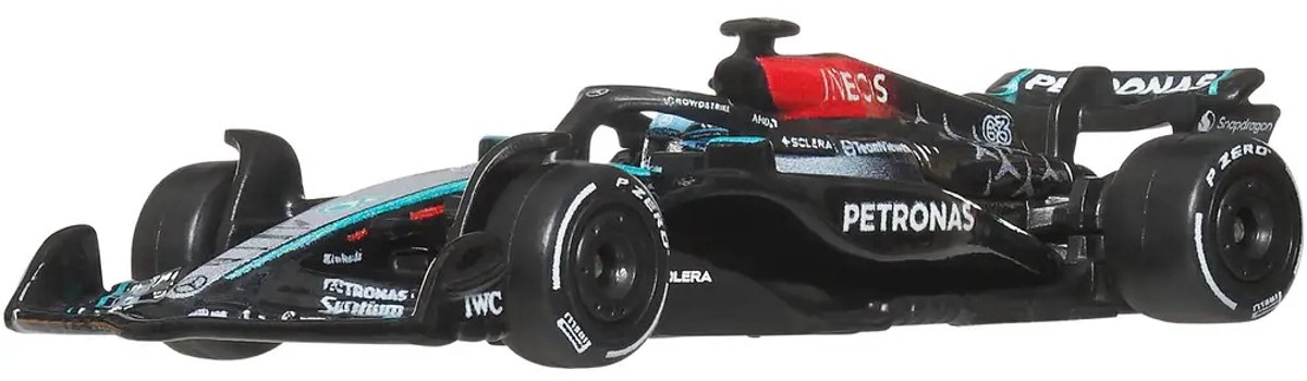 Hot Wheels Premium Metalen Formule 1 Verzamelbaar Speelgoed Raceauto - George Russell Mercedes-Benz — afbeelding 7