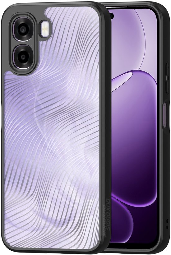 Étui Dux Ducis - Convient pour OPPO A6x 4G / 5G Étui - Dux Ducis Aimo Series - Housse arrière TPU transparente - Zwart