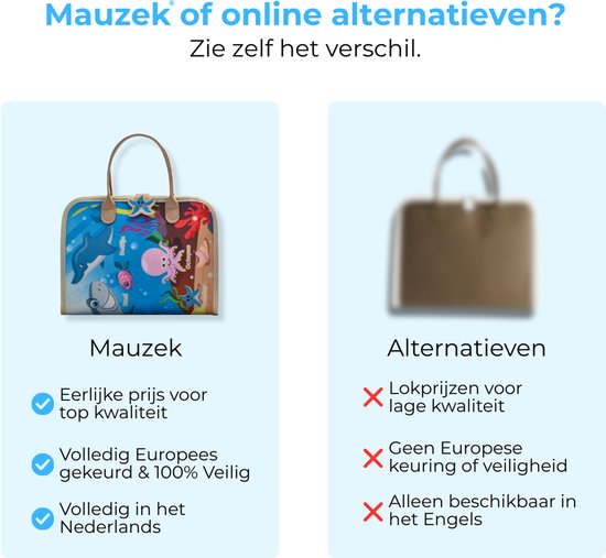 Mauzek® Busy Board Oceaan - Montessori Speelgoed - Activiteitenboek - Sensorisch Speelgoed - Peuter Speelgoed - Educatief Speelgoed - Busy Book - Jongens - Meisjes - Voor in de auto - Speelgoed voor onderweg - 3 jaar - 4 jaar - 5 jaar - 6 jaar van Merkloos — afbeelding 2