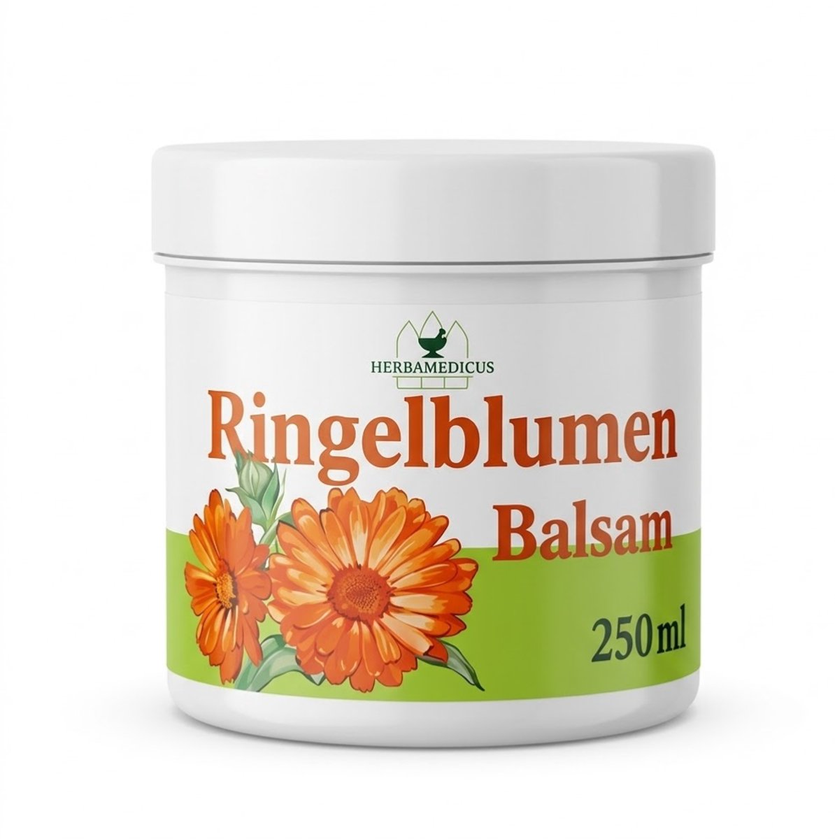 Herbamedicus Calendula Balsem - 250ml - Goudsbloemzalf voor Droge Huid & Kloven