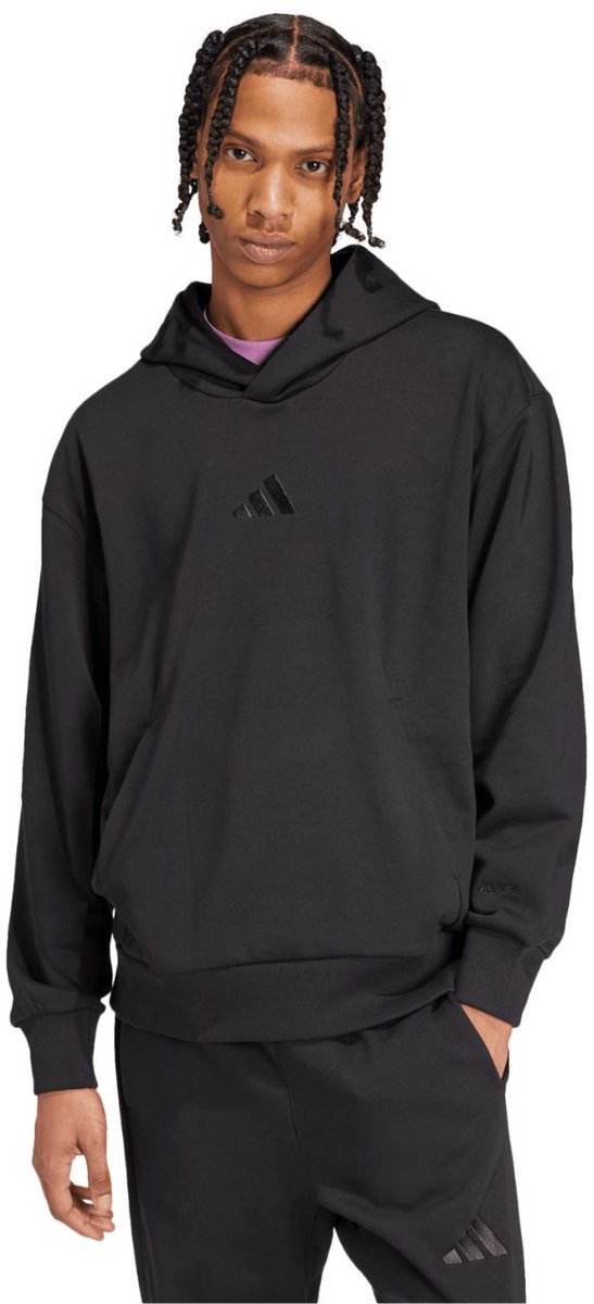 adidas ALL SZN Fleece Fleecetrui Heren 2XL Zwart