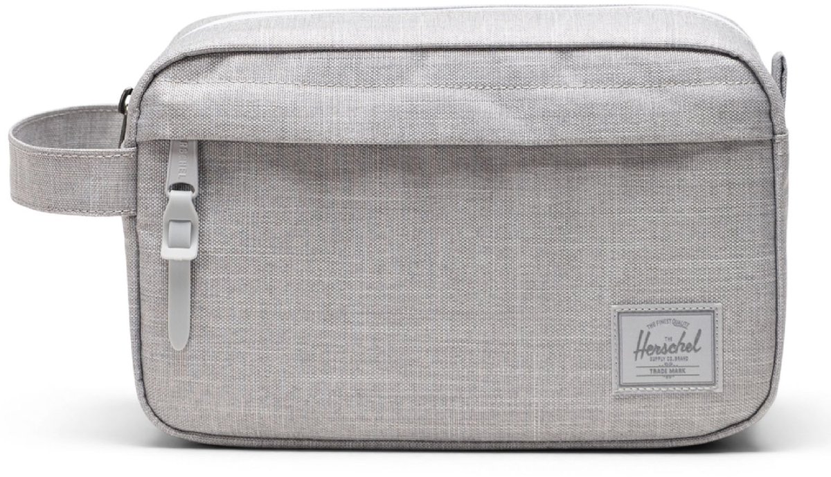 Herschel toilettas Chapter Travel Kit Grey Crosshatch grijs