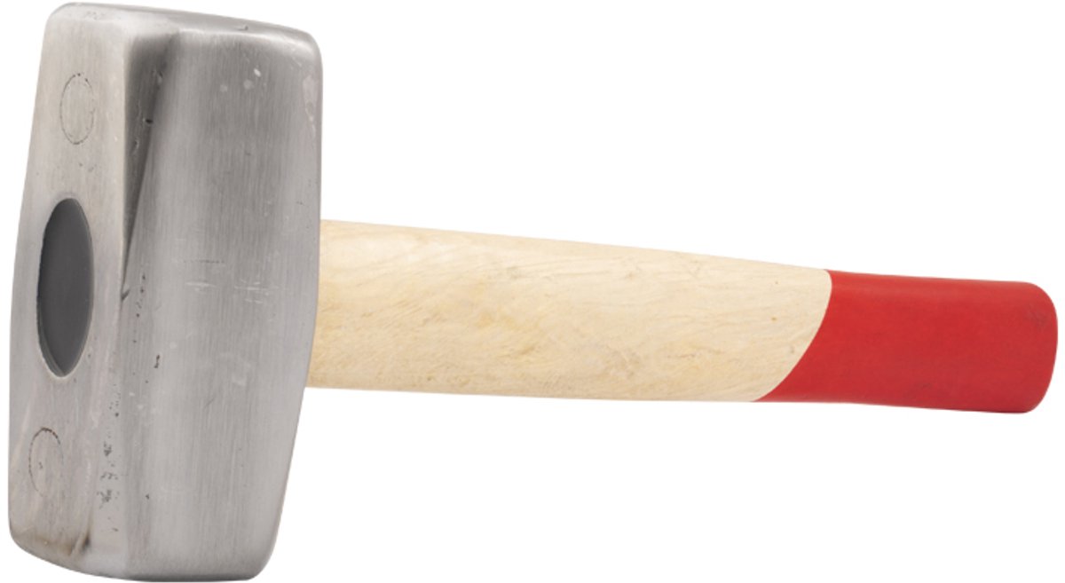 Moker / vuist - 1,5 kg - houten steel - TOPGEAR