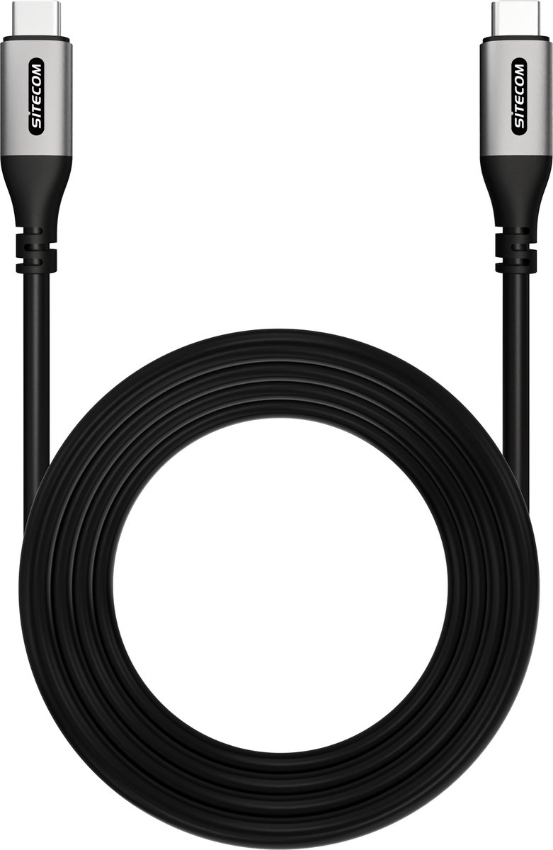 Sitecom Power Cable USB-C to USB-C 240 Watt 1m Black