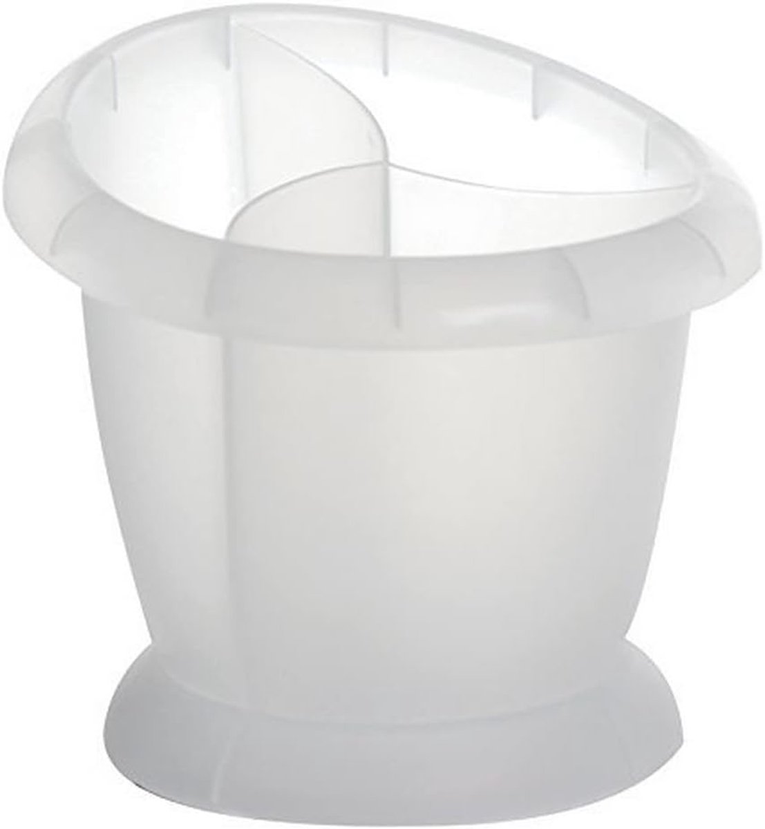 Bestekdroger Wit Regendruppel Patroon 14 cm - Stijlvol en Functioneel