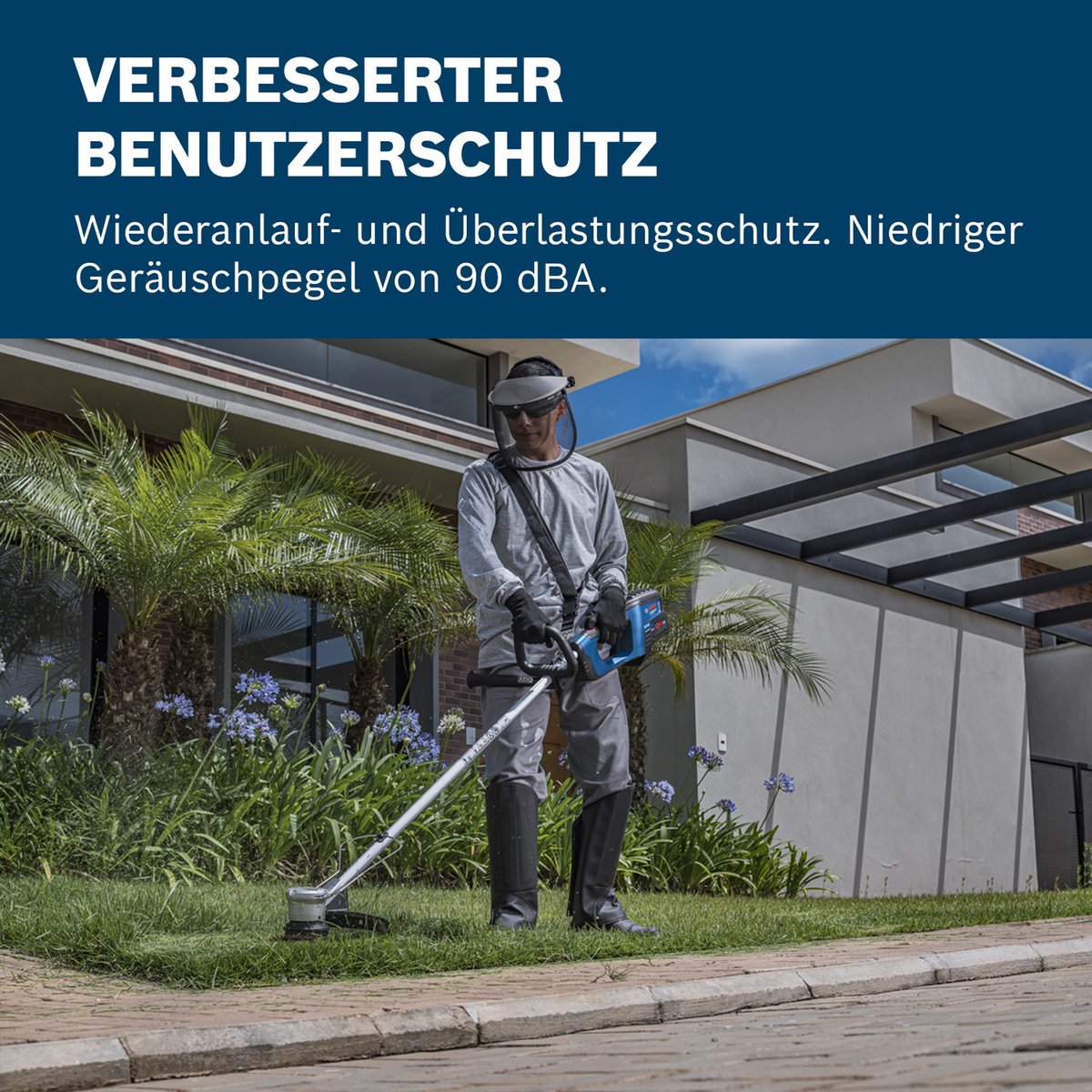 Bosch Professional GFR 18V-23 Cordless Brush Cutter in Box