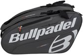 Bullpadel - Tour - padeltas racketbag - zwart/grijs Bppex007