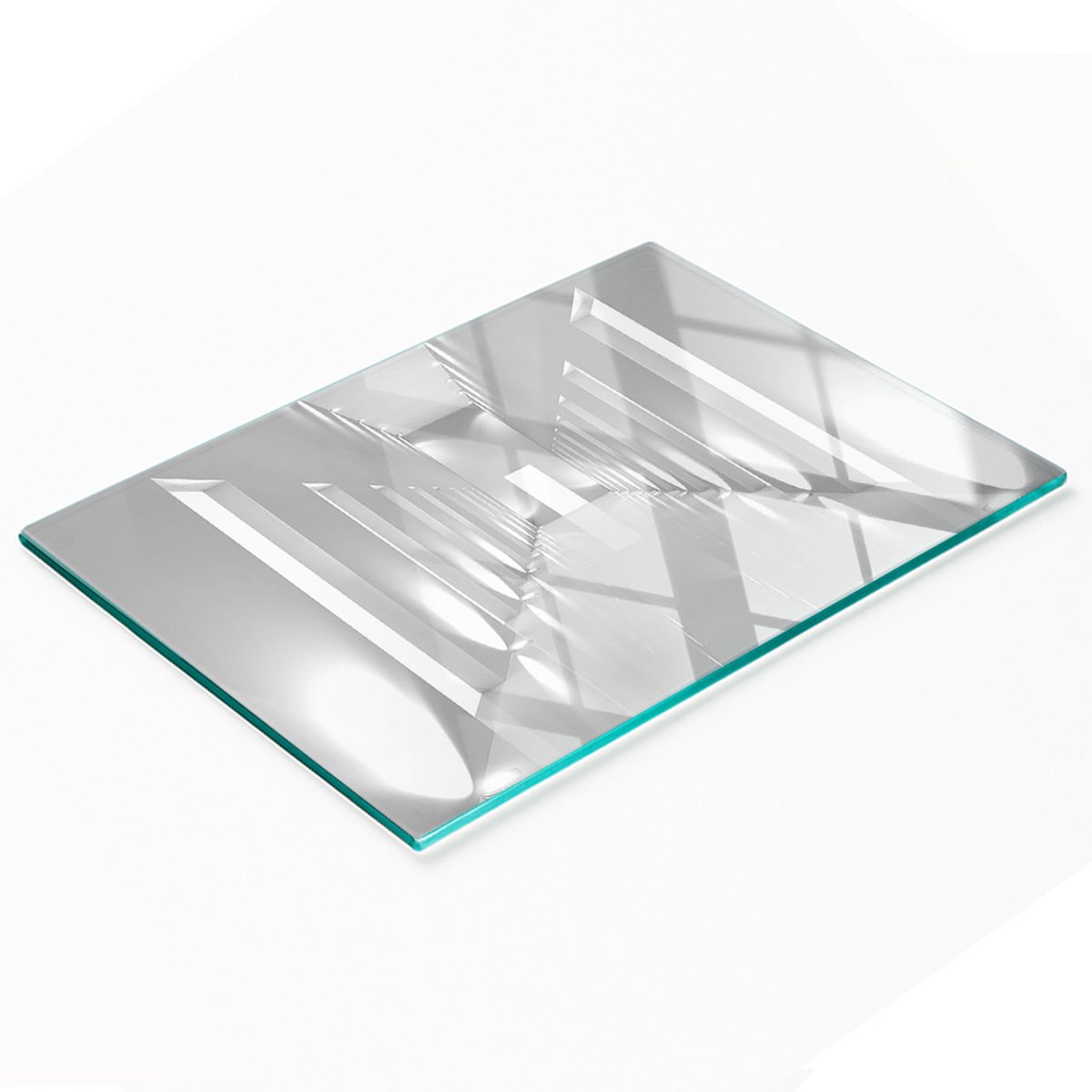 Decoratieve keukensnijplank van gehard glas voor de hal, 80x52 cm