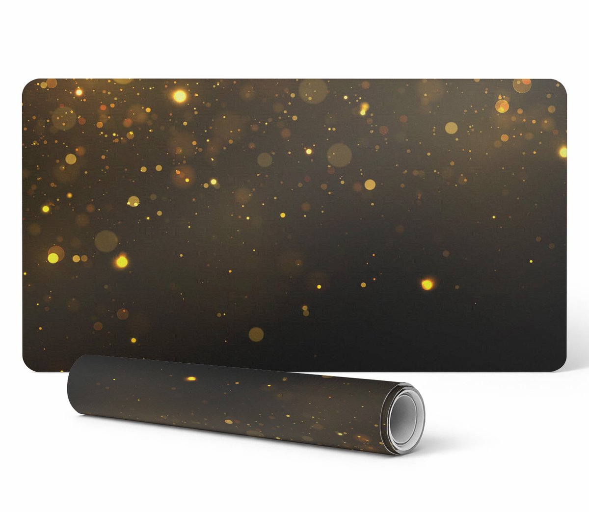 Antislip gamingmuismat met lichtgevende stippen, 90x45 cm