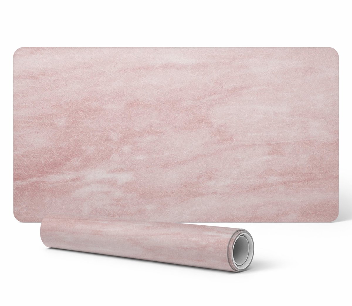 Antislip gamingmuismat in pastel marmerlook, 120x60 cm