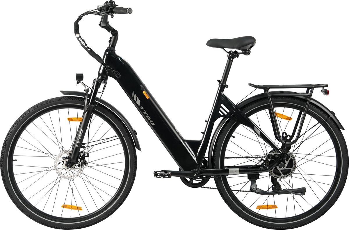 TTGO C3 SE Elektrische Stadsfiets - 250W, 120km bereik thumbnail 2