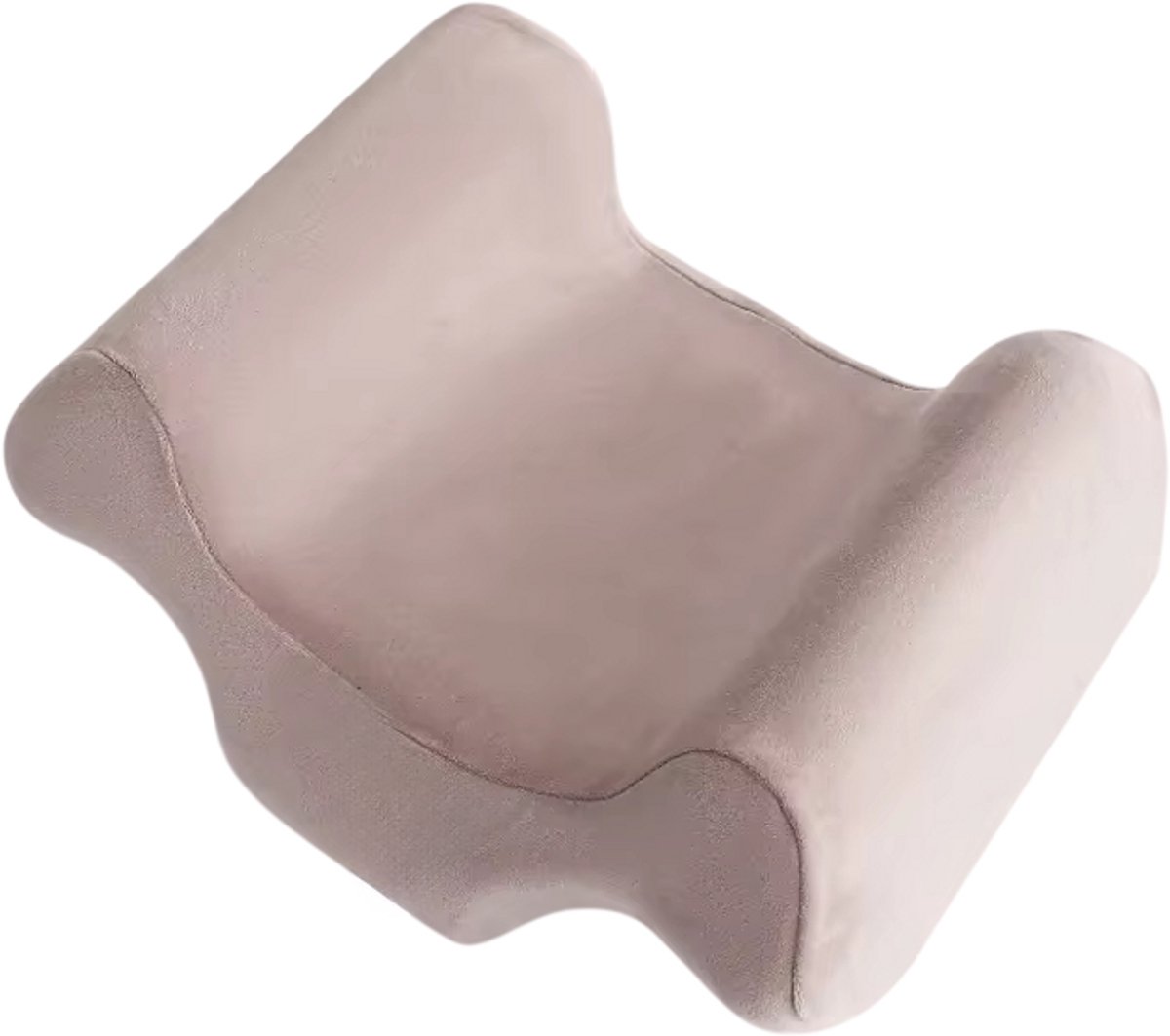 rimmo Orthopedisch Anti-Rimpel Kussen – Memory Foam Nekkussen met Langzame Terugvering voor Gezicht, Nekpijn & Slaaphouding - Bruin