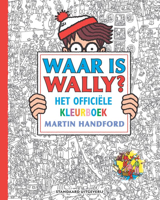 Waar is Wally? Het officiële kleurboek - cover