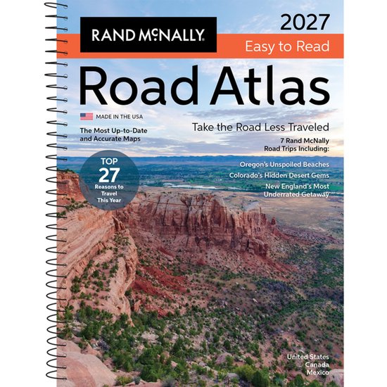 Rand McNally 2027 Easy to Read Midsize Road Atlas - cover