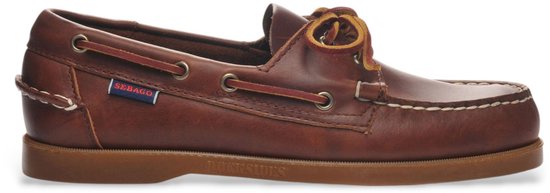 Sebago Docksides Veterschoenen - Heren - Bruin - Maat 42 | bol