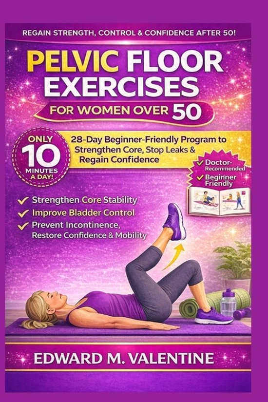 Pelvic Floor exercises for women over 50 - cover