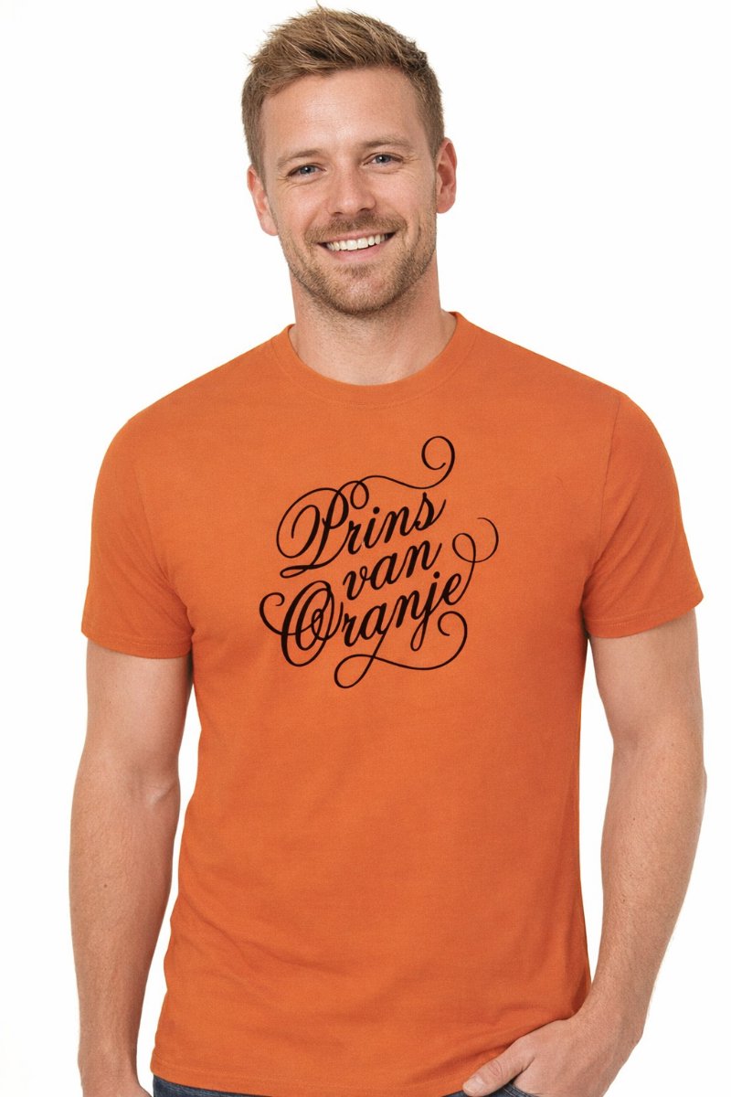 Shirt Prins van Oranje Volwassenen Unisex Oranje Koningsdag Maat L