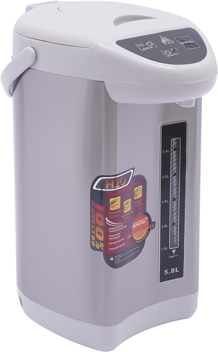 Elektrische Quooker 4 Liter Warmhoud Waterdispenser met RVS Tank