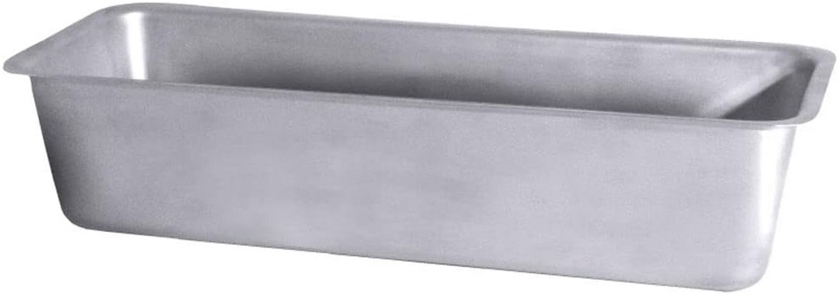 RVS Bakvorm Rechthoekig voor Pastei en Taart - 30x11.5x7 cm, Inhoud 2 Liter