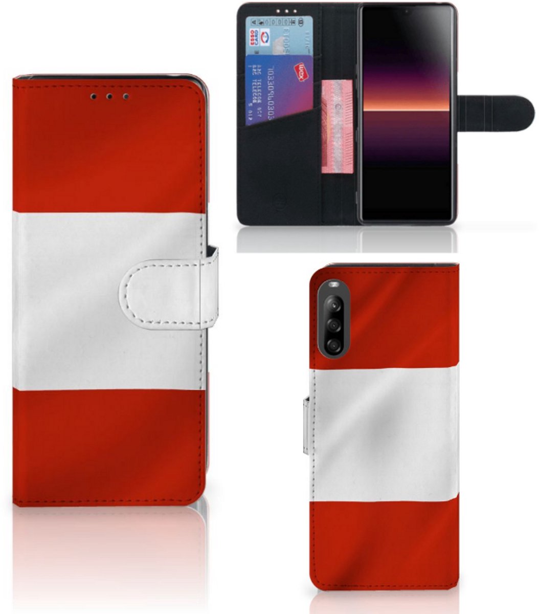 Boekhoesje voor Sony Xperia L4 Bookstyle Case Oostenrijk