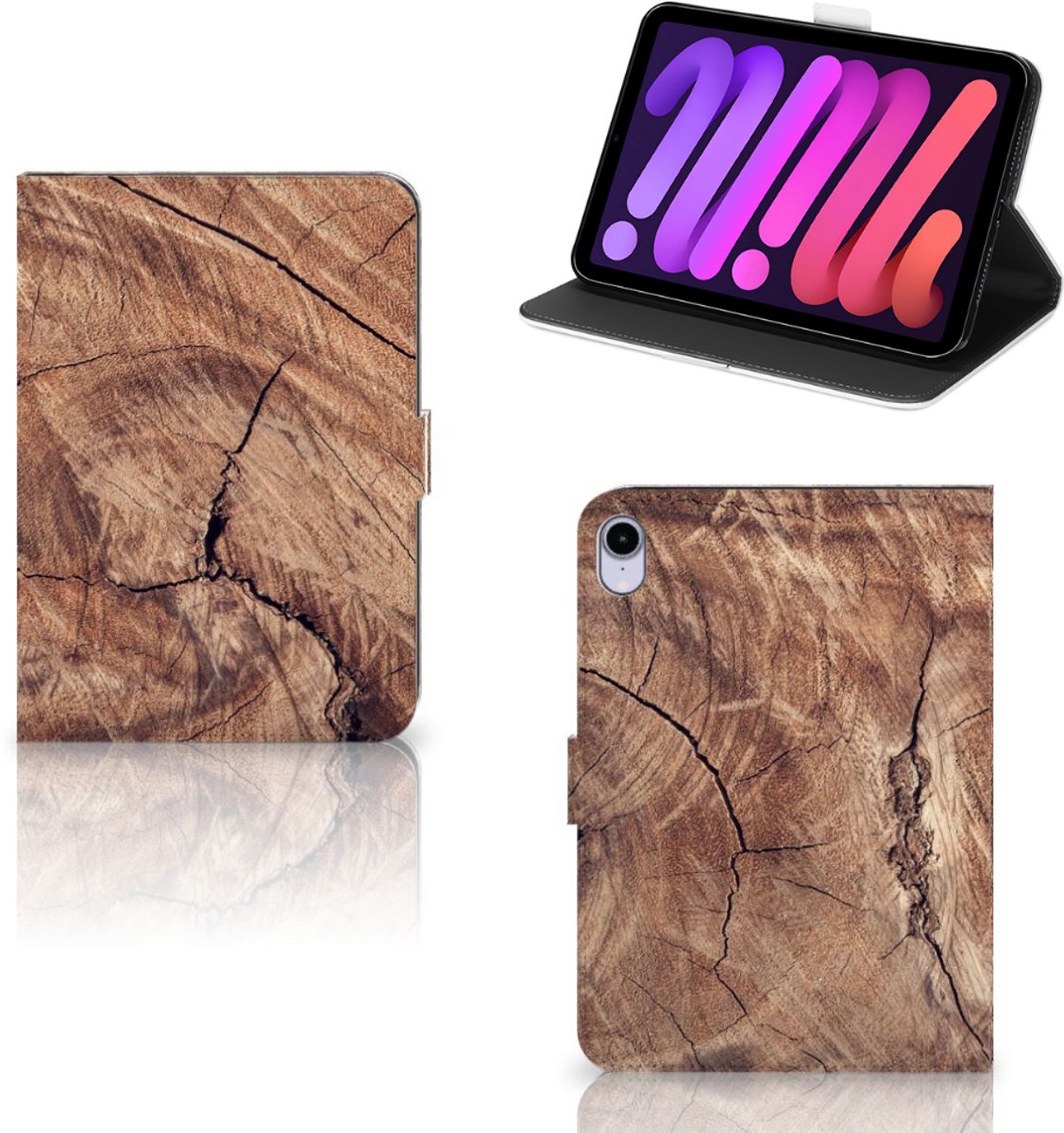 iPad Mini 6 (2021) Tablet Book Cover Tree Trunk