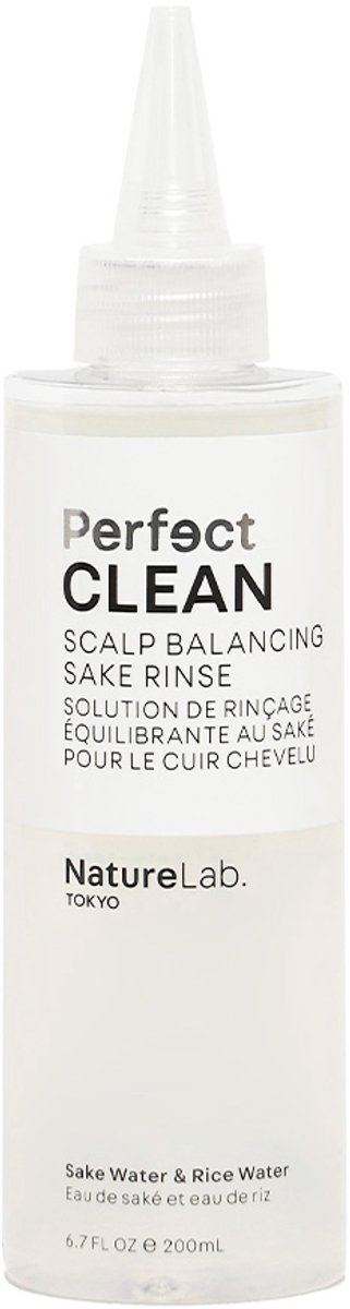 NatureLab.TOKYO - Perfect CLEAN Scalp Balancing Sake Rinse 200ml - Balancerende & Hydraterende Hoofdhuidbehandeling