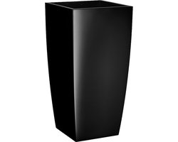 Elezza Infinity Bloempot L35 x B35 x H70 cm - Zwart