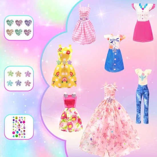 Poppenkleding met Accessoires voor 11.5 Inch Meisjespop van Merkloos — afbeelding 2