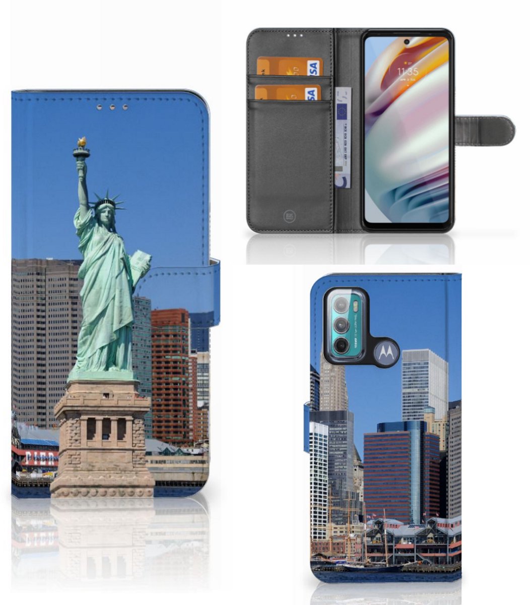 Motorola Moto G60 Flip Cover Vrijheidsbeeld