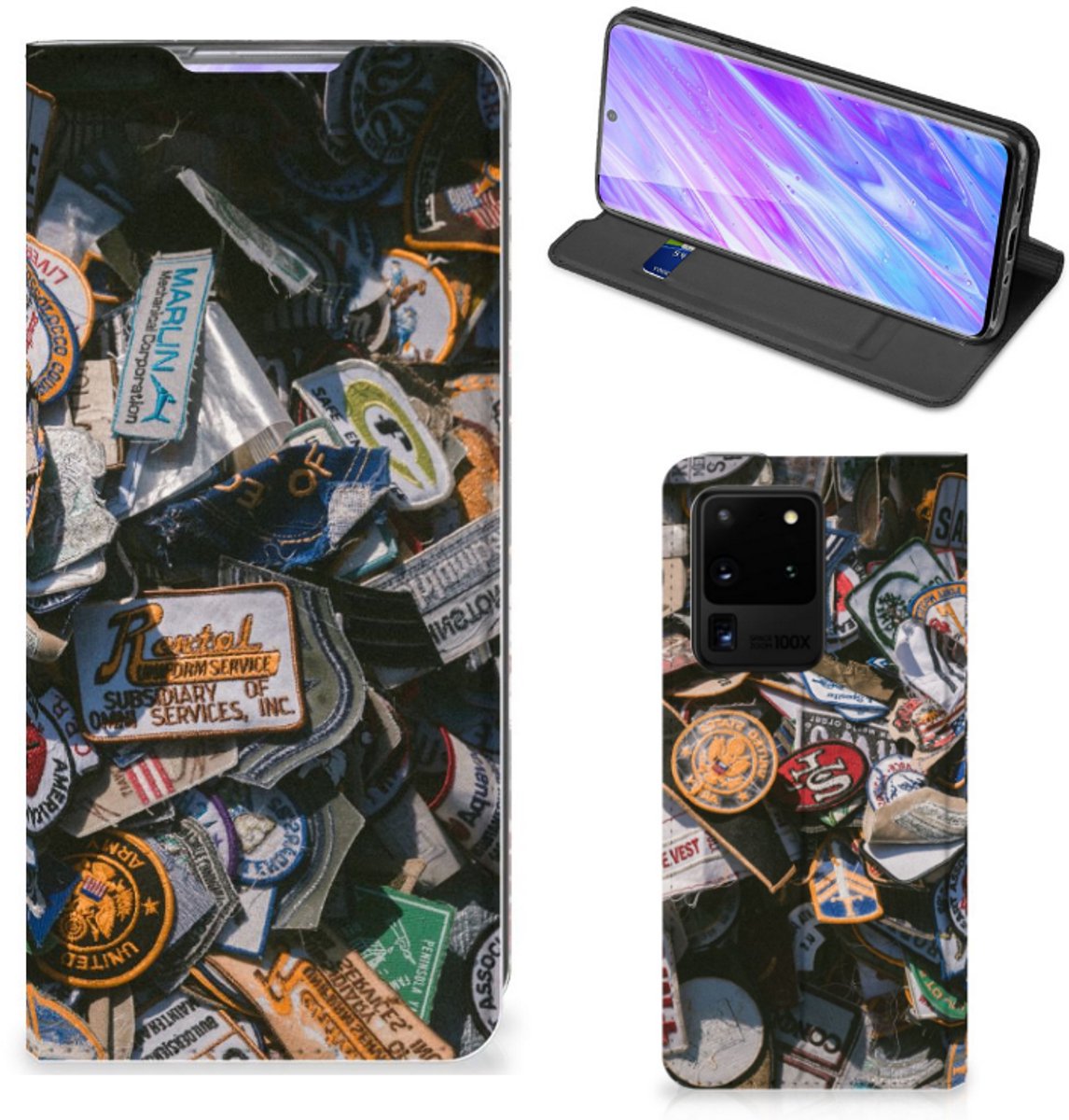 Samsung Galaxy S20 Ultra Stand Case Badges