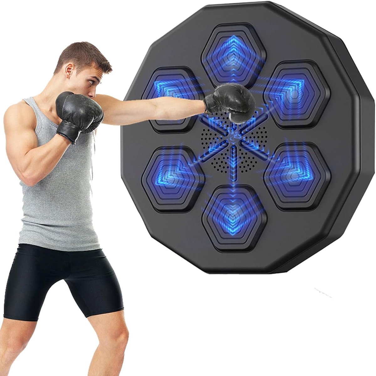 Muziek en Lichten Boksen Training Doel voor Kinderen - Bluetooth Interactieve Sport