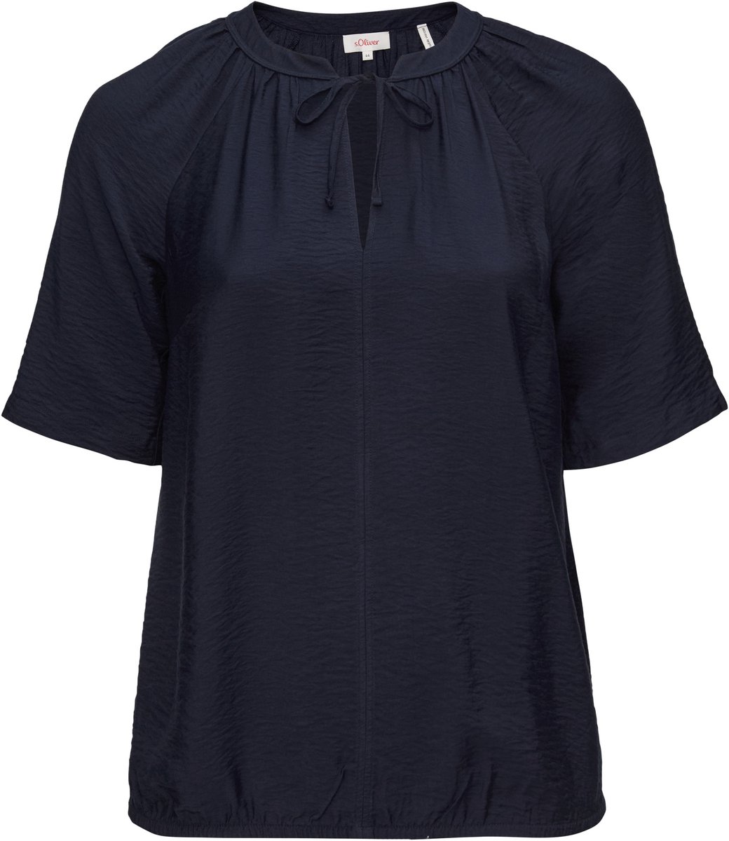 s.Oliver - female - Blouse van gestructureerde viscose