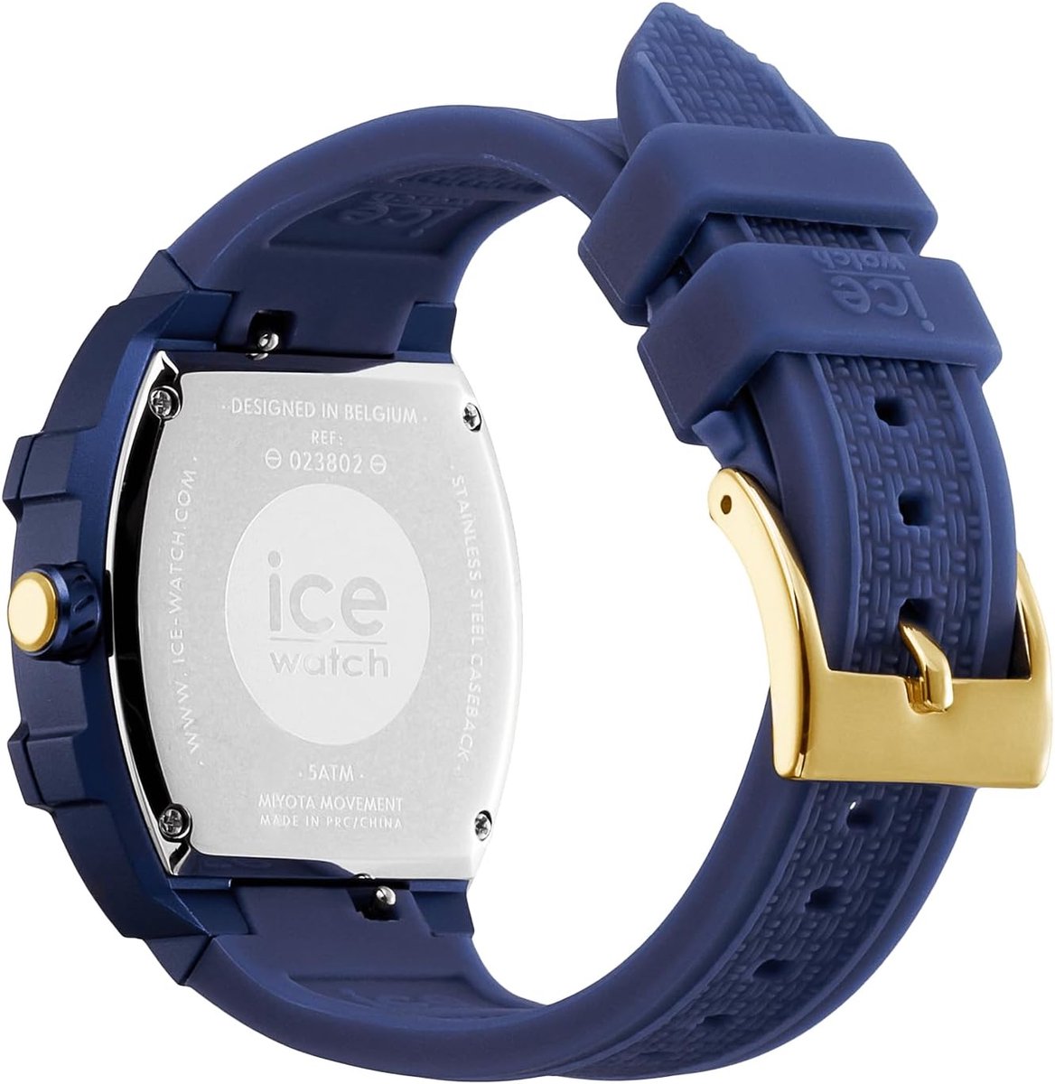 Aluminium Dameshorloge met Siliconen Band